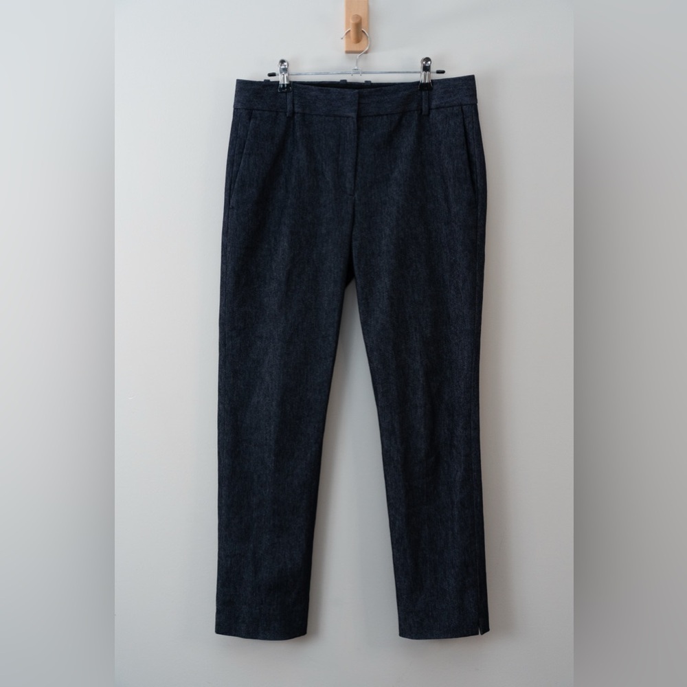 Theory Jean Trouser dark indigo slim trouser pants tailored ankle workwear